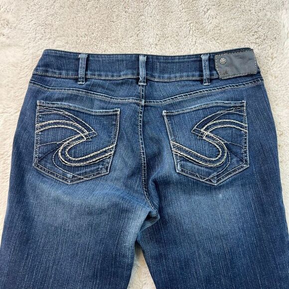 Silver Suki Denim Jeans Womens Size 30x34 Bootcut Low Rise Pants Stretch - Picture 11 of 11